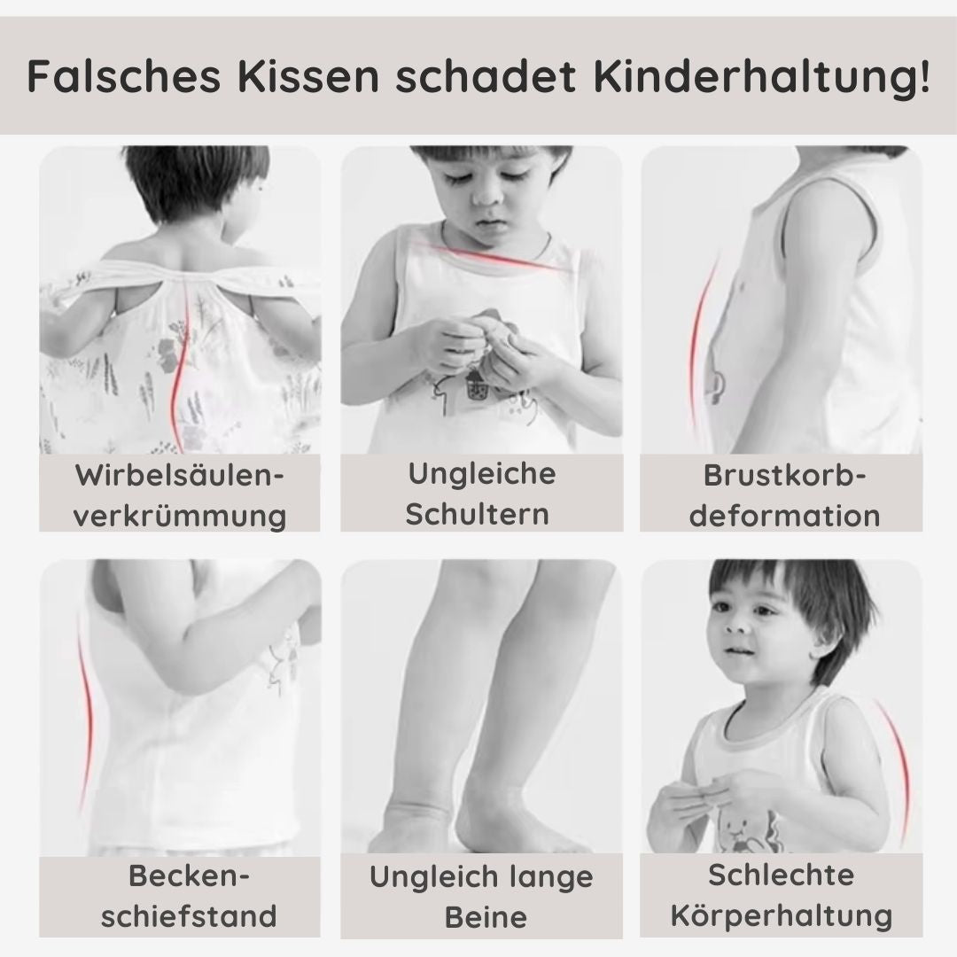 Ergonomisches Kinderkopfkissen