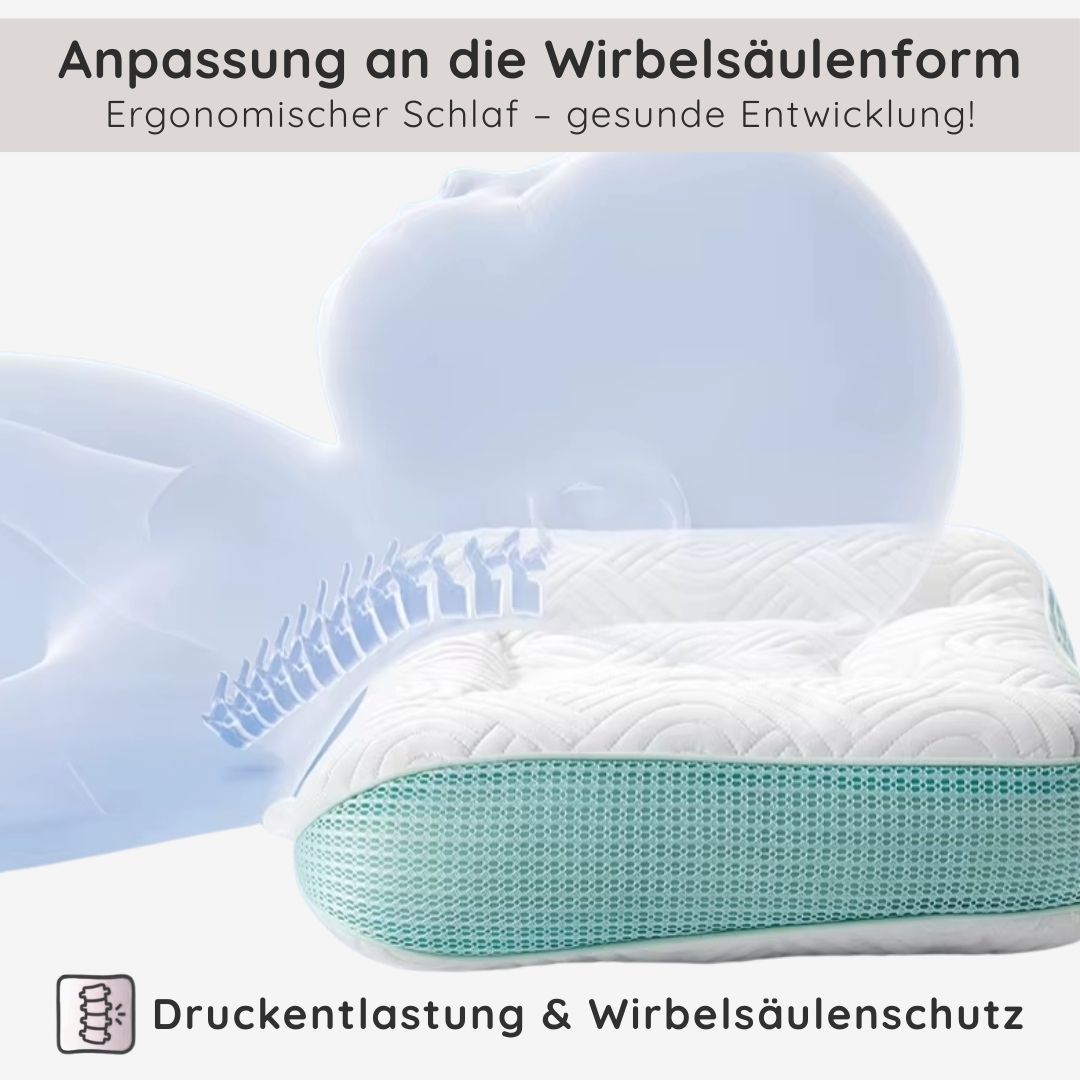 Ergonomisches Kinderkopfkissen